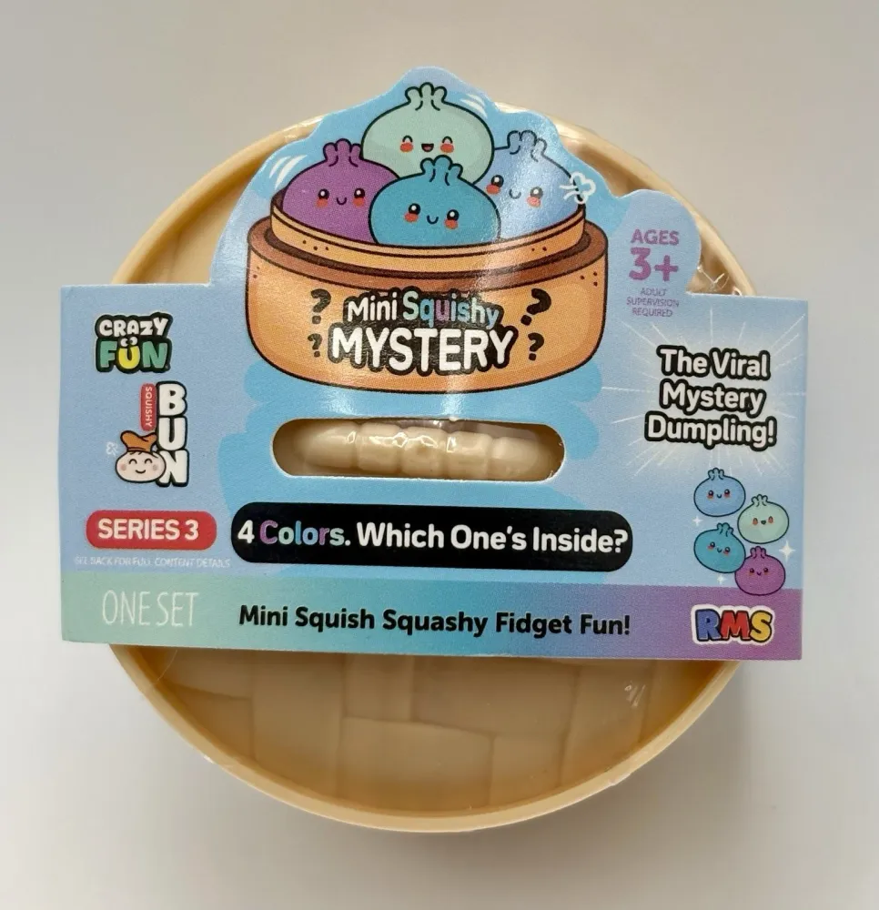 RMS Crazy Fun Mini Squishy Mystery Dumpling Series 3 Bun