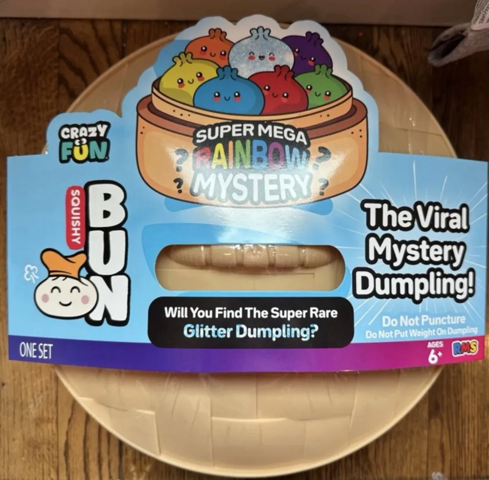 RMS Glitter Mystery Bao Bun 4" Dumpling Squishy Fidget Toy — photo 3