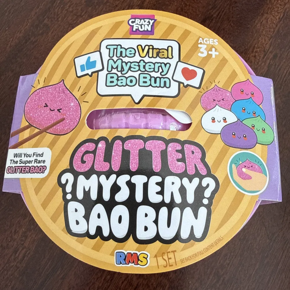 RMS Glitter Mystery Bao Bun 4" Dumpling Squishy Fidget Toy — photo 4