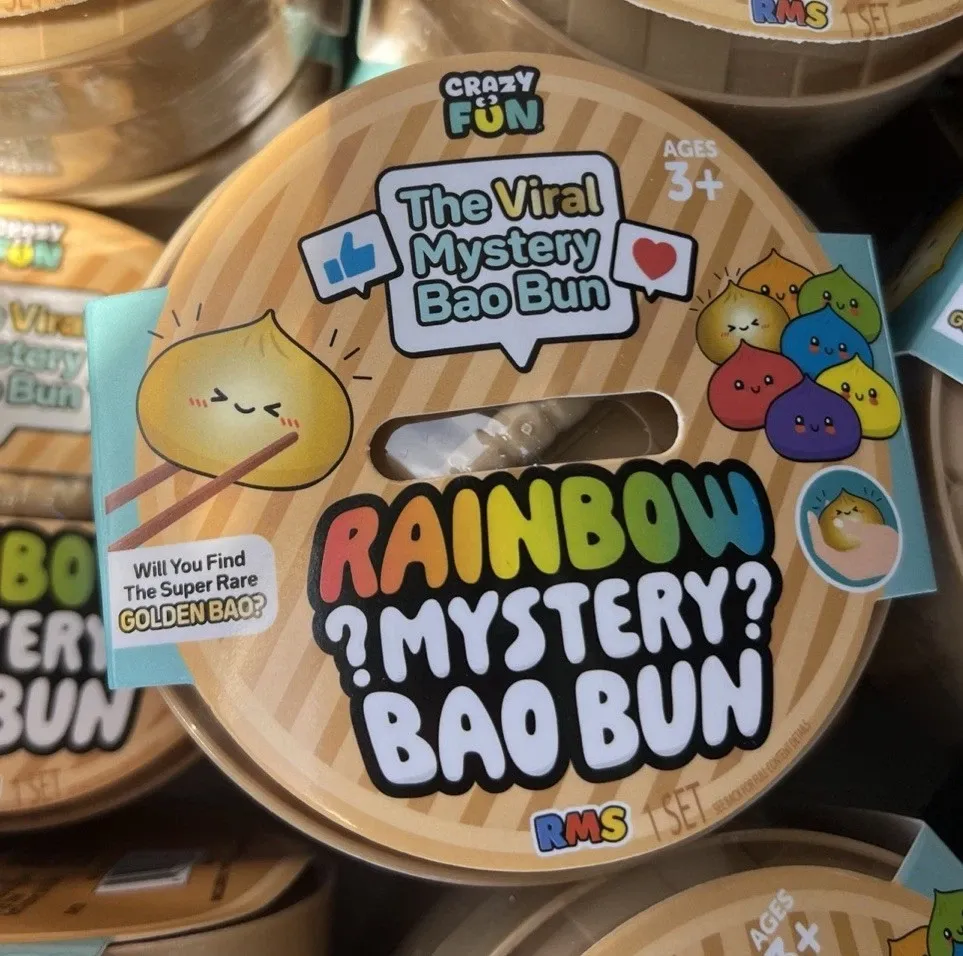 RMS Glitter Mystery Bao Bun 4" Dumpling Squishy Fidget Toy — photo 6