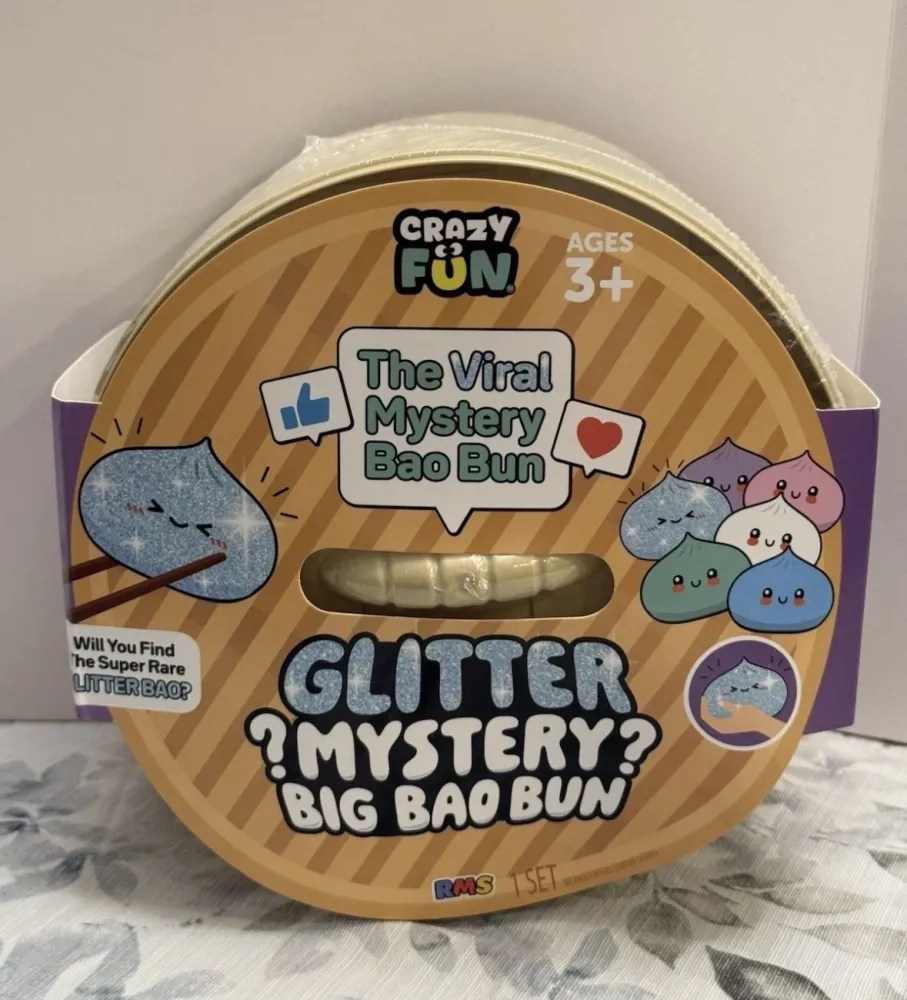 RMS Glitter Mystery Big Bao Bun 7" Dumpling Squishy Fidget Toy — photo 2