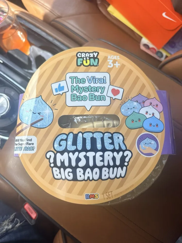 RMS Glitter Mystery Big Bao Bun 7" Dumpling Squishy Fidget Toy — photo 6