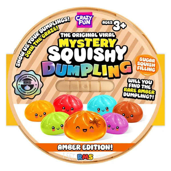 RMS Maltose Amber Mystery Bao Bun 4" Dumpling Squishy Fidget Toy