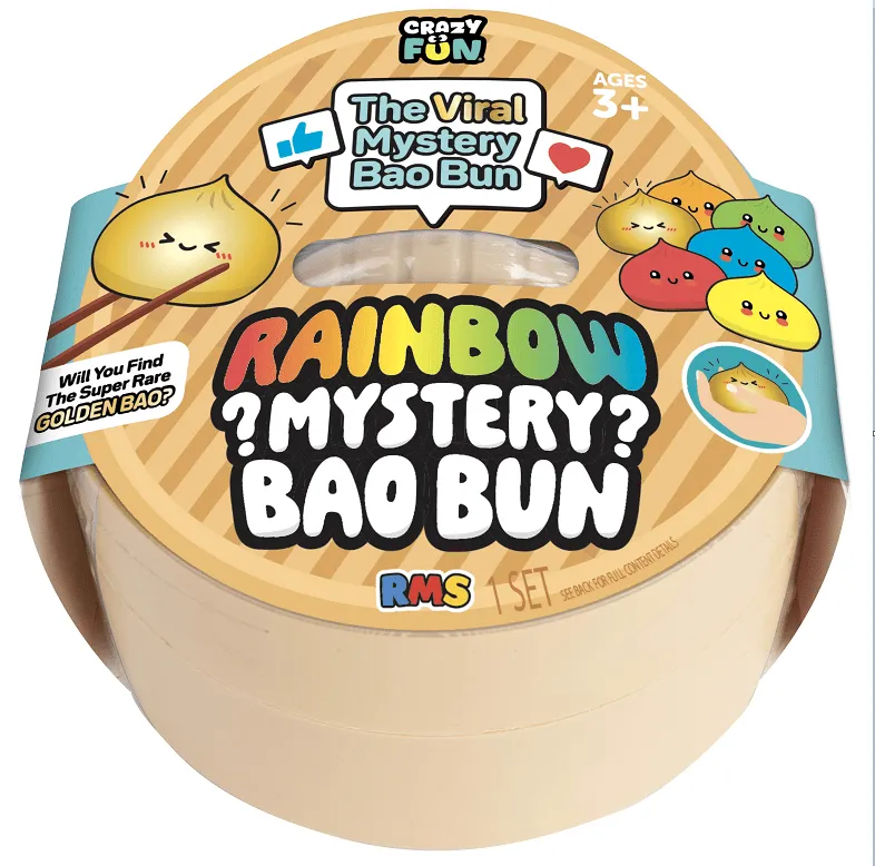 RMS Mystery 3-Pack Bao Bun Dumpling Squishy Fidget Toys — photo 3