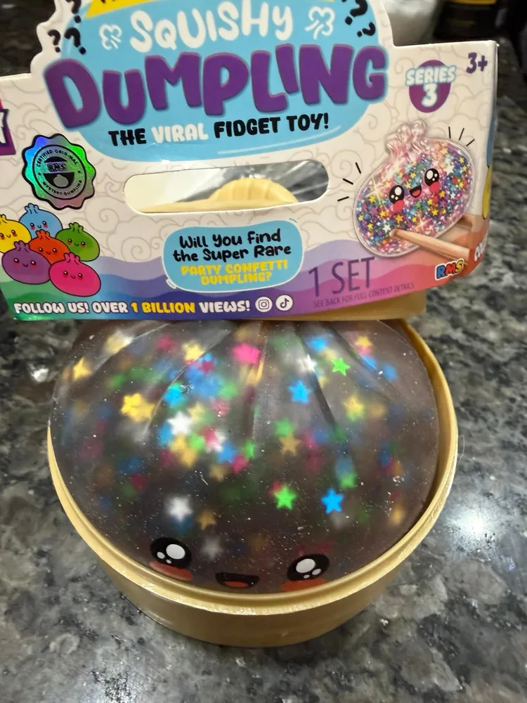 RMS Rare Confetti Mystery Squishy Dumpling