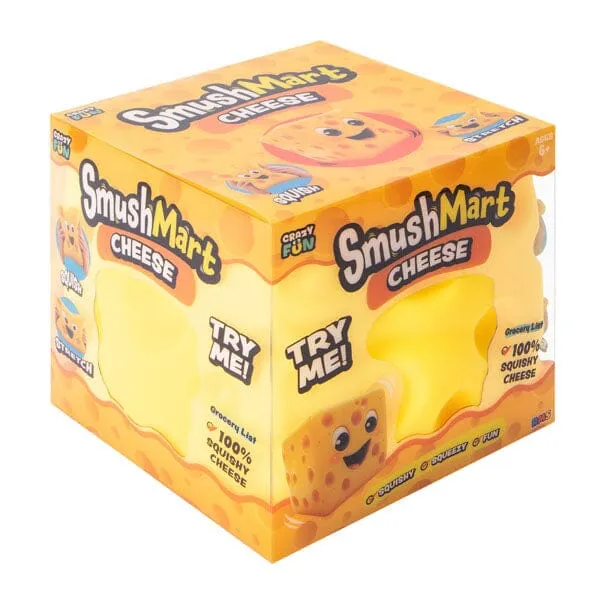 RMS SmushMart Giant Cheese Block Squishy Fidget Toy — photo 3