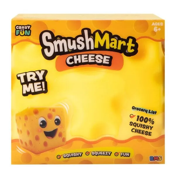 RMS SmushMart Giant Cheese Block Squishy Fidget Toy — photo 4