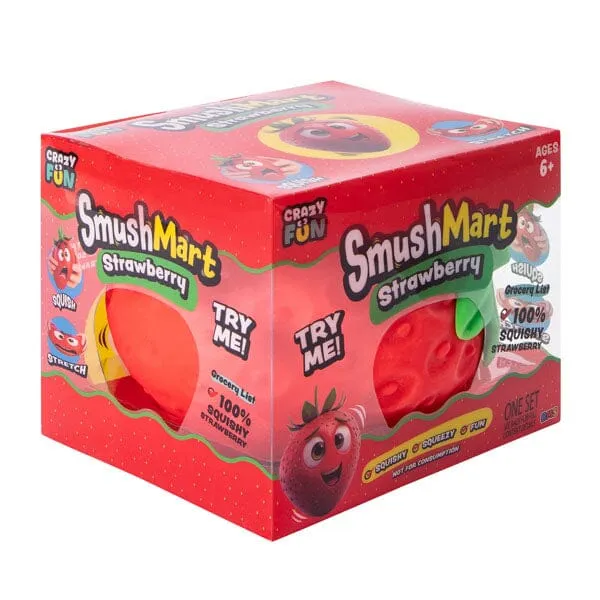 RMS SmushMart Giant Scented Squishy Strawberry Fidget Toy — photo 3