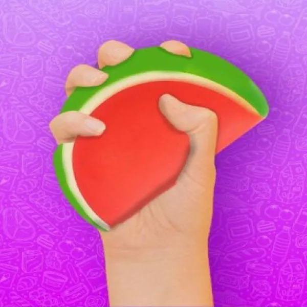 RMS SmushMart Giant Squishy Watermelon Slice Fidget Toy — photo 2