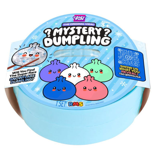 RMS Snowflake Mystery Bao Bun 4" Dumpling Squishy Fidget Toy