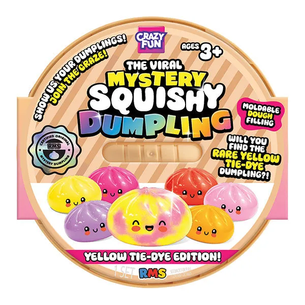 RMS Tie Dye Mystery Bao Bun 4" Dumpling Squishy Fidget Toy