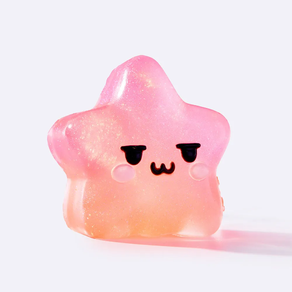 Rose Pink Sassy Star Taba Squishy
