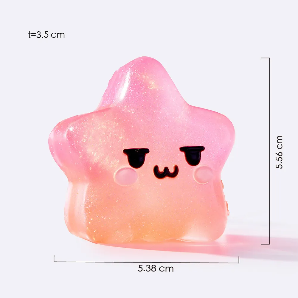 Rose Pink Sassy Star Taba Squishy — photo 2