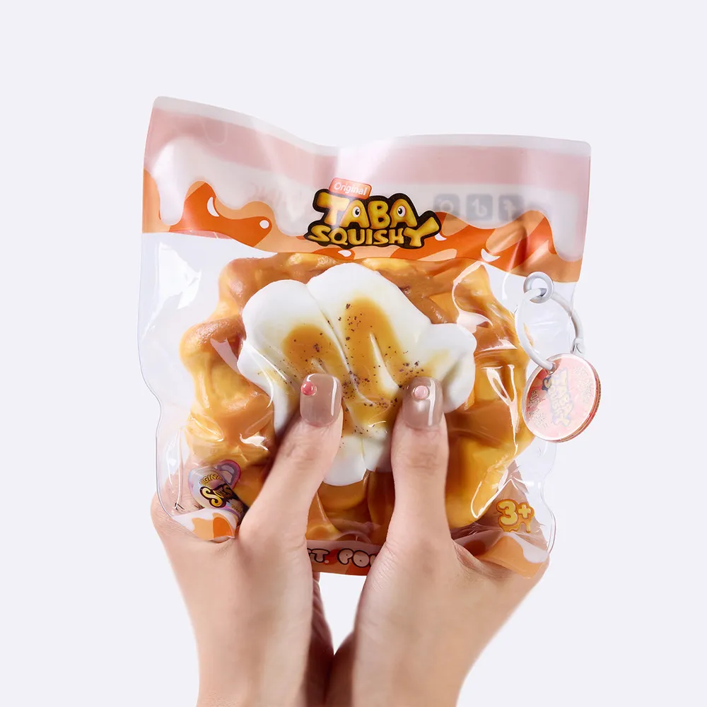 Round Cream Waffle Taba Squishy — photo 5