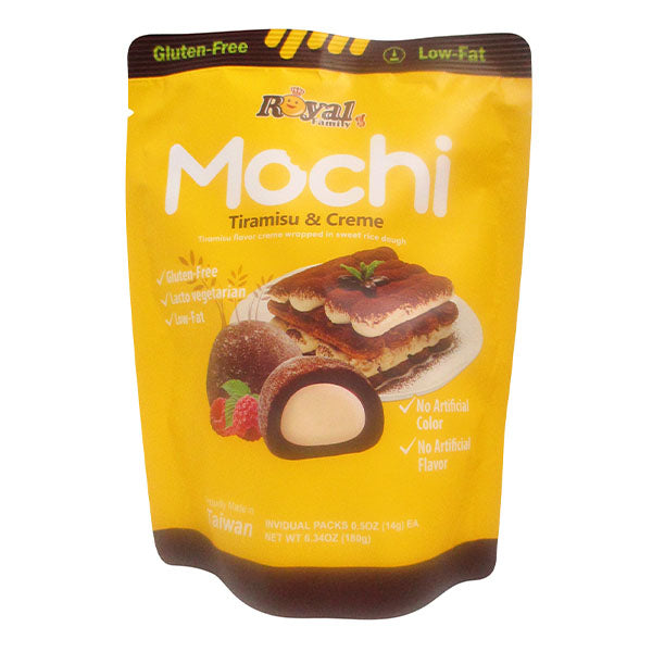 Royal Family Mochi Rice Treats Tiramisu & Creme