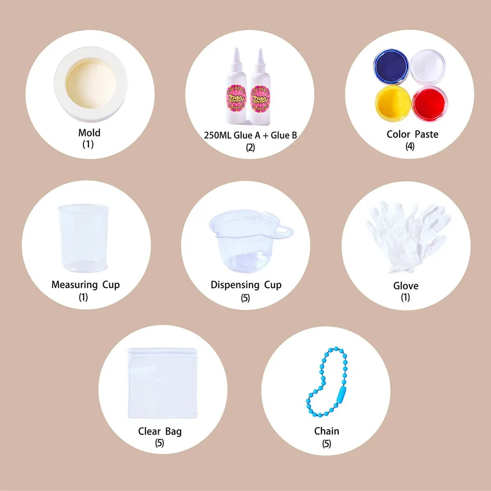 Sandwich Cookie Taba Squishy DIY Mold Set — photo 3