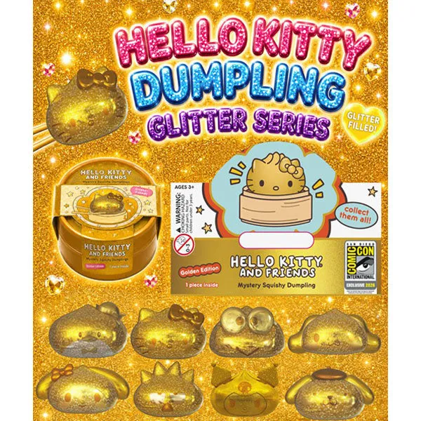 Sanrio Hello Kitty And Friends Mystery Squishy Dumpling Golden Edition Fidget Toy SDCC Exclusive — photo 2