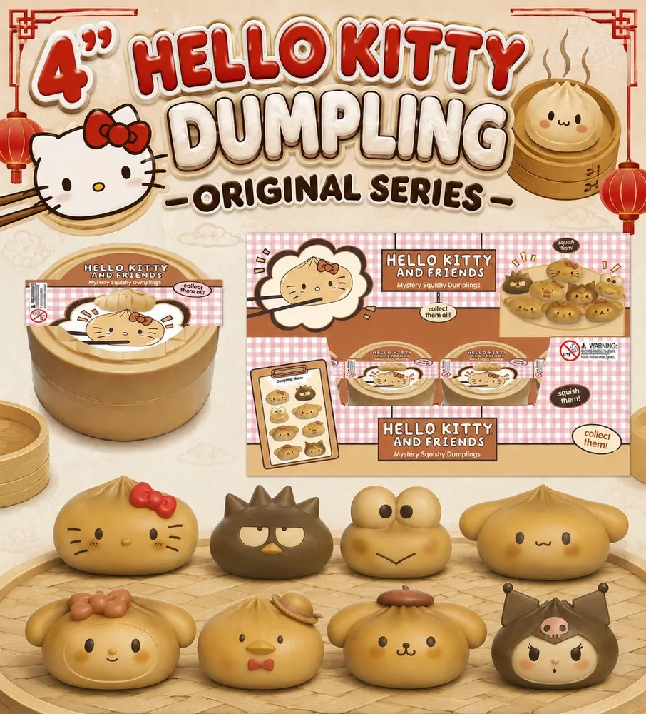 Sanrio Hello Kitty And Friends Mystery Squishy Dumpling Original Collection Fidget Toy SDCC Exclusive — photo 2