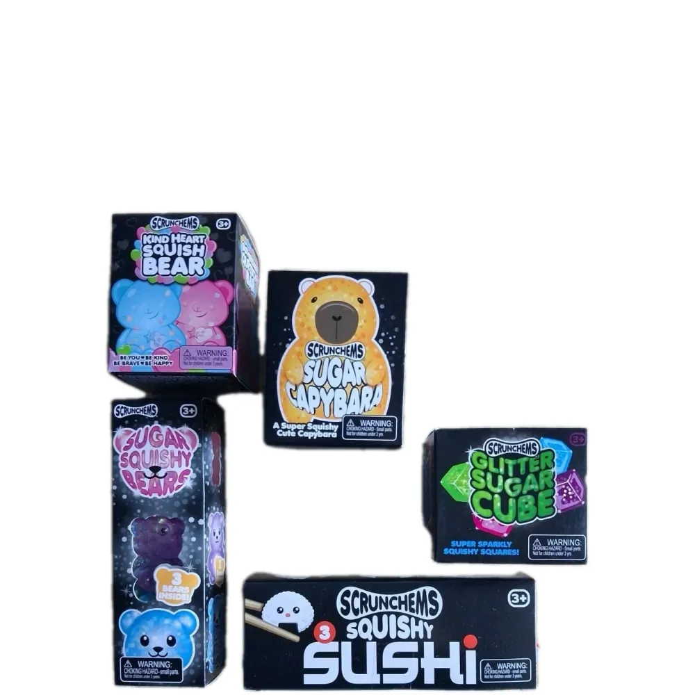Scrunchems Bundle - Sugar Cube, Sushi, Capybara, Bears, Heart