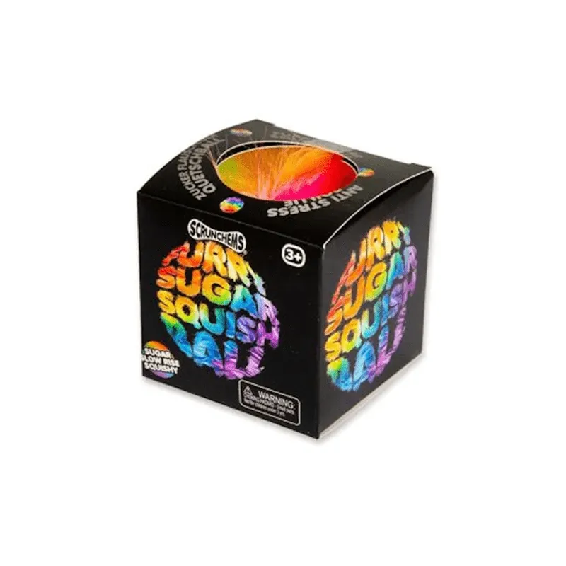 Scrunchems Furry Sugar Stress Ball Squishy Fidget Toy — photo 4