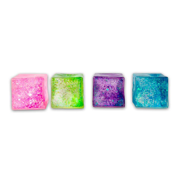 Scrunchems Glitter Sugar Cube Stress Ball Squishies Fidget Toy