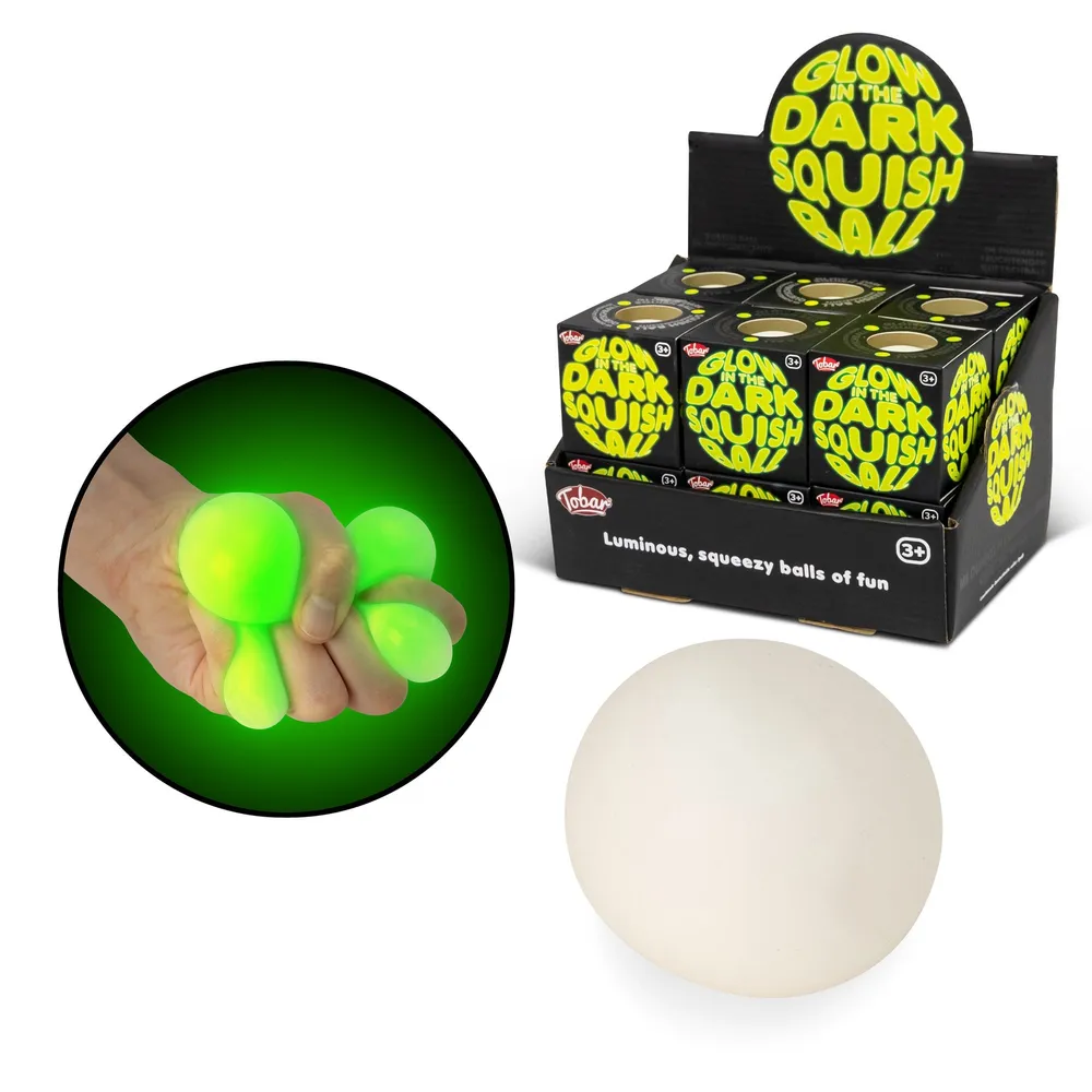 Scrunchems Glow In The Dark Squishy Ball Fidget Toy