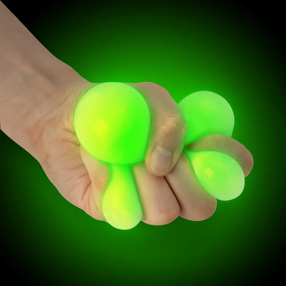 Scrunchems Glow In The Dark Squishy Ball Fidget Toy — photo 3