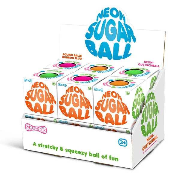 Scrunchems Neon Sugar Stress Ball Squishies Fidget Toy — photo 3