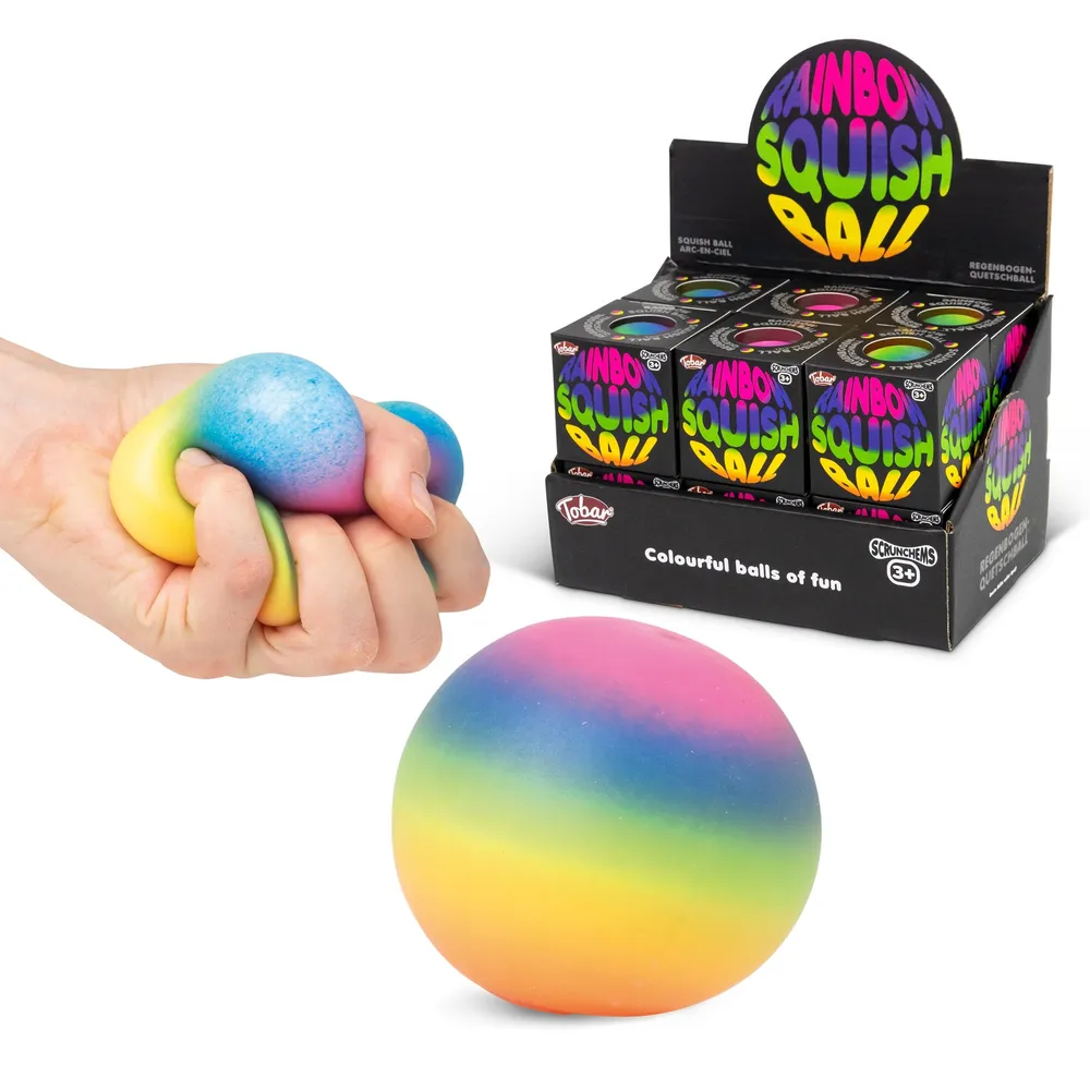 Scrunchems Rainbow Squishy Ball Fidget Toy