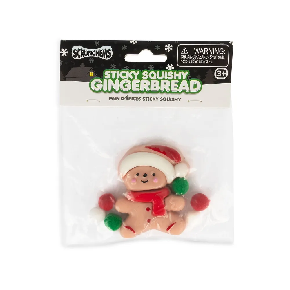 Scrunchems Sticky Squishy Gingerbread Fidget Toy — photo 2