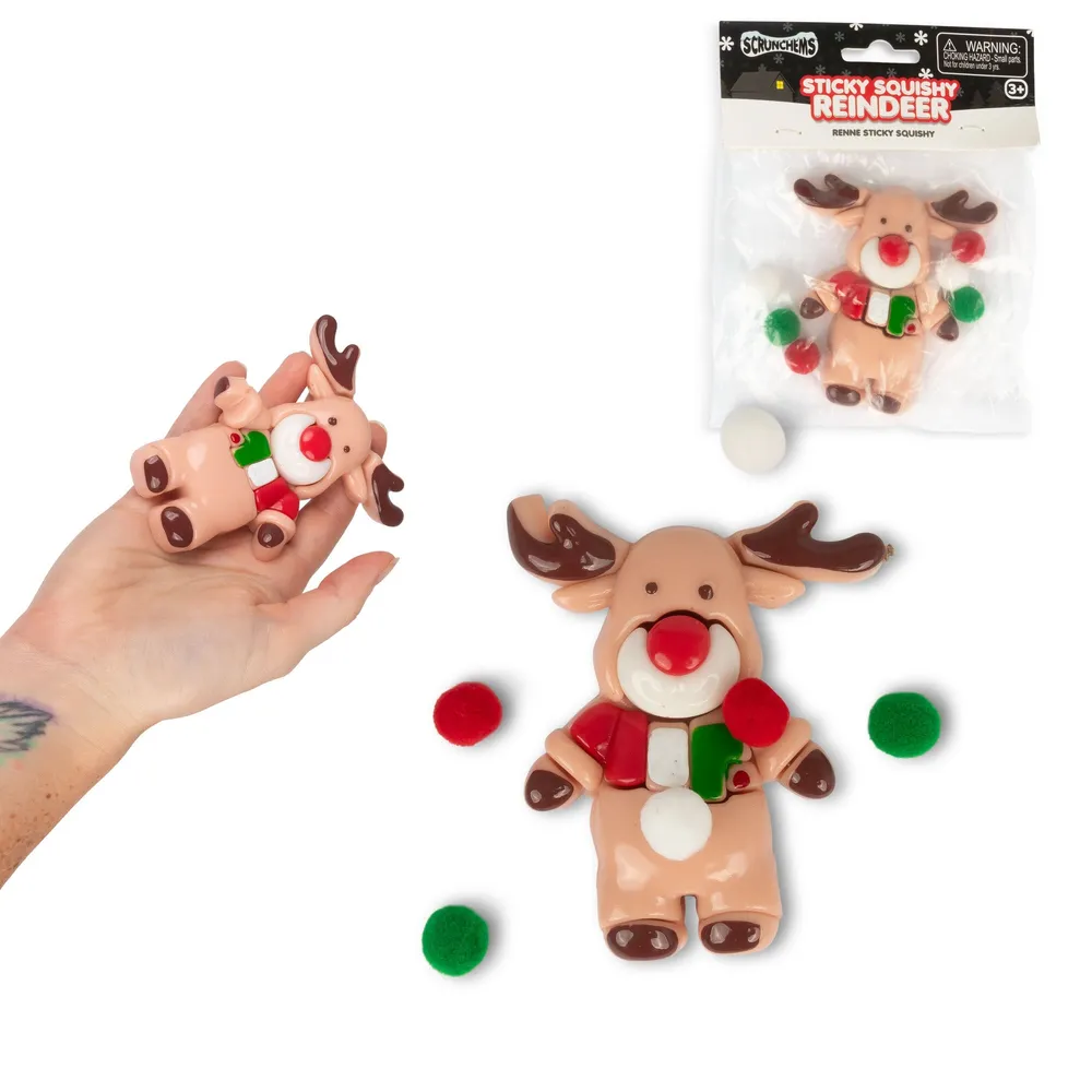 Scrunchems Sticky Squishy Reindeer Fidget Toy