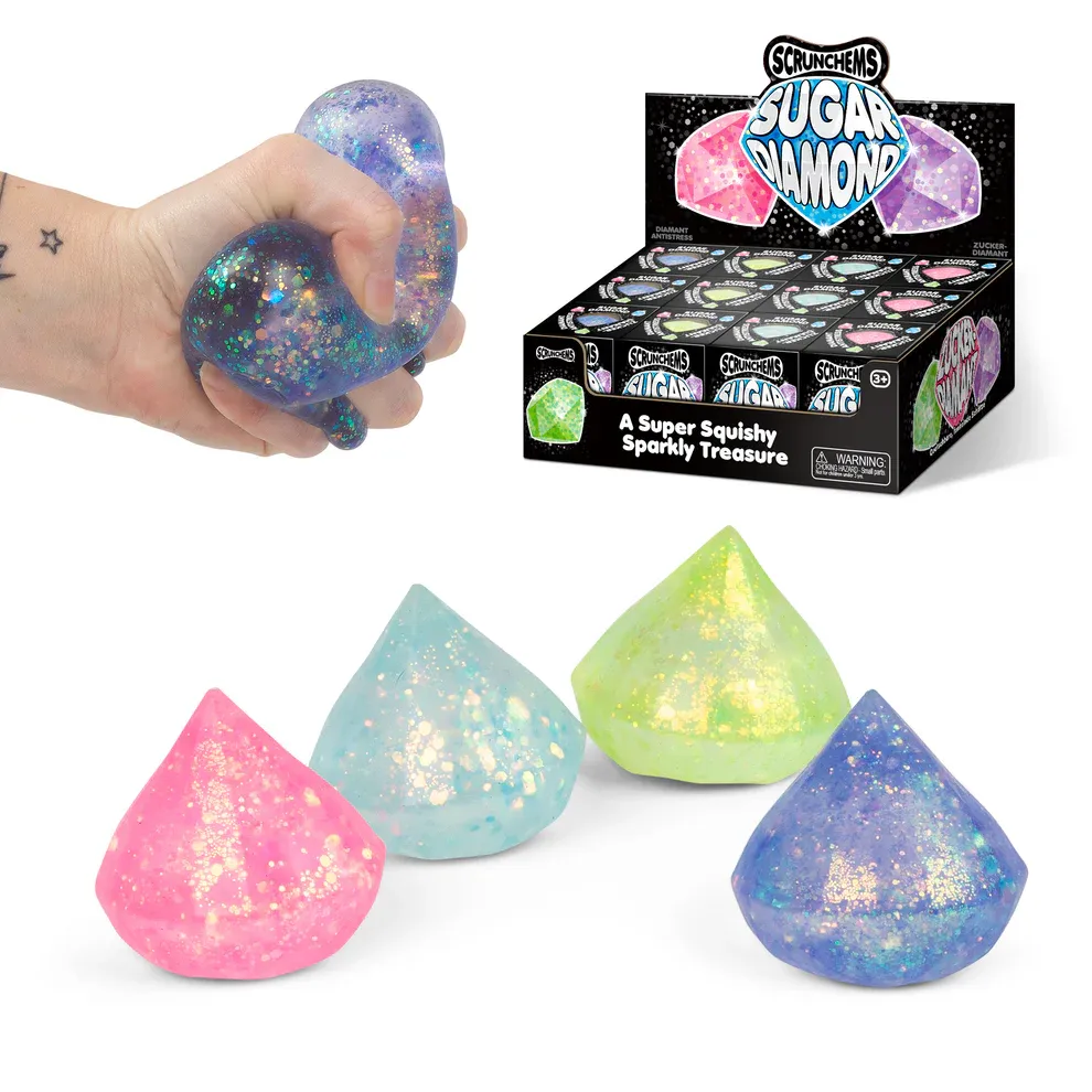 Scrunchems Sugar Diamonds Squishy Fidget Toy — photo 2
