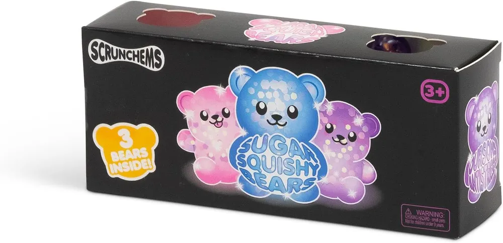 Scrunchems Sugar Diddy Bears Squishy Fidget Toy
