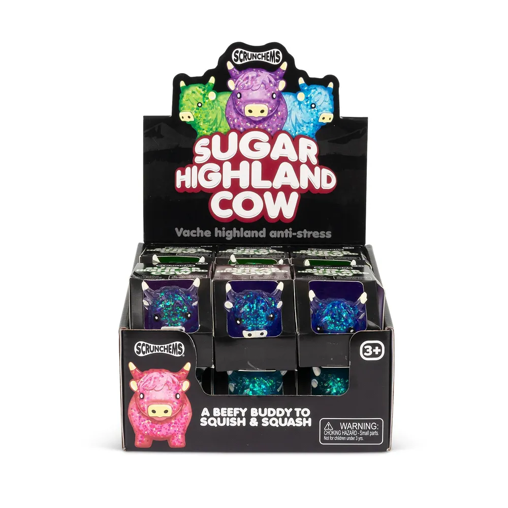 Scrunchems Sugar Highland Cow Squishy Fidget Toy — photo 5