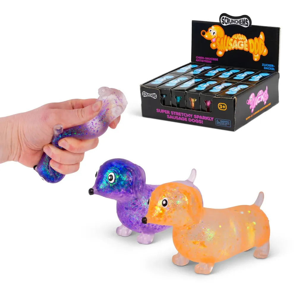 Scrunchems Sugar Sausage Dog Squishy Fidget Toy — photo 5