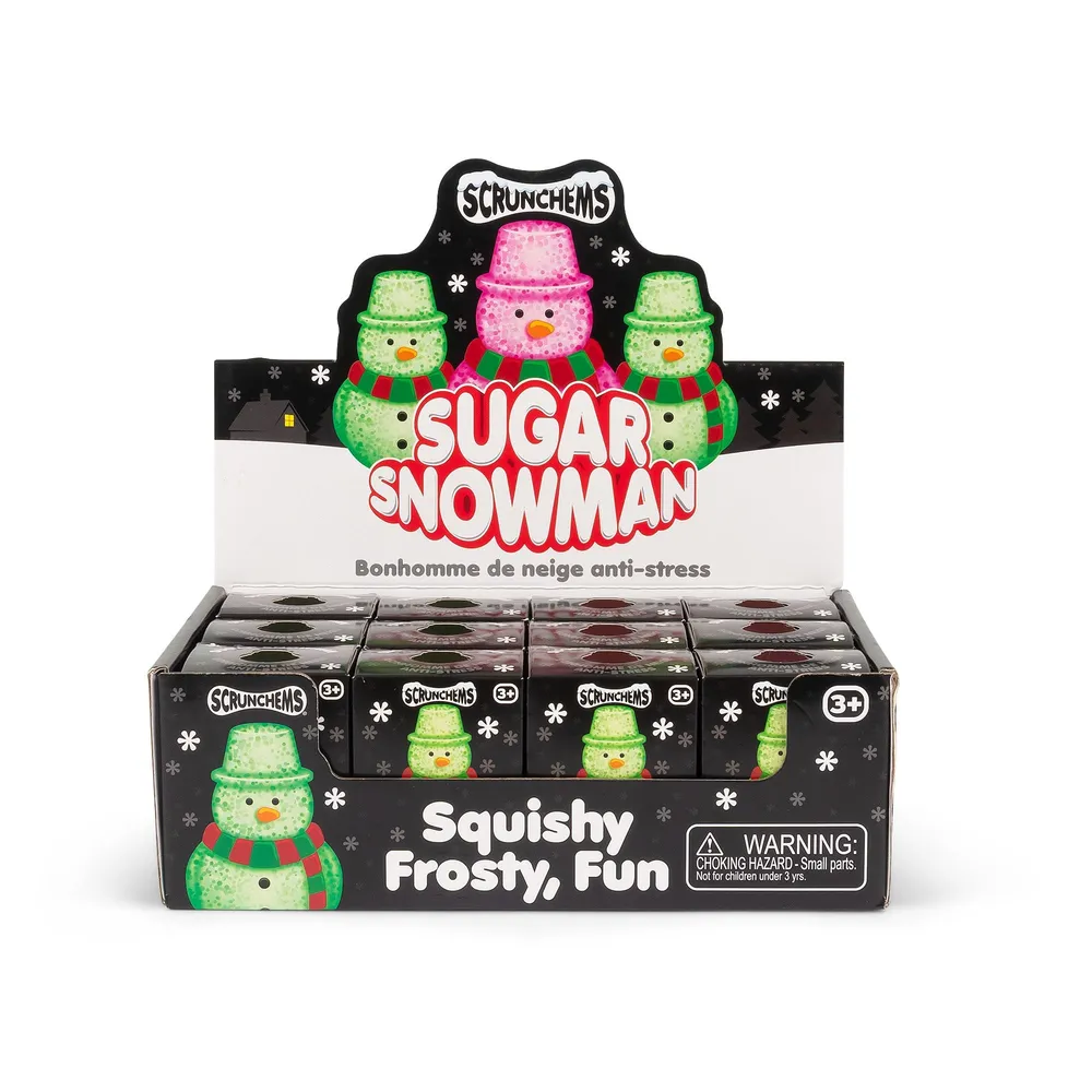Scrunchems Sugar Snowman Squishy Fidget Toy — photo 5