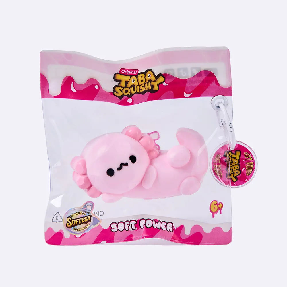 侧躺蝾螈	Side-Lying Axolotl Taba Squishy — photo 3
