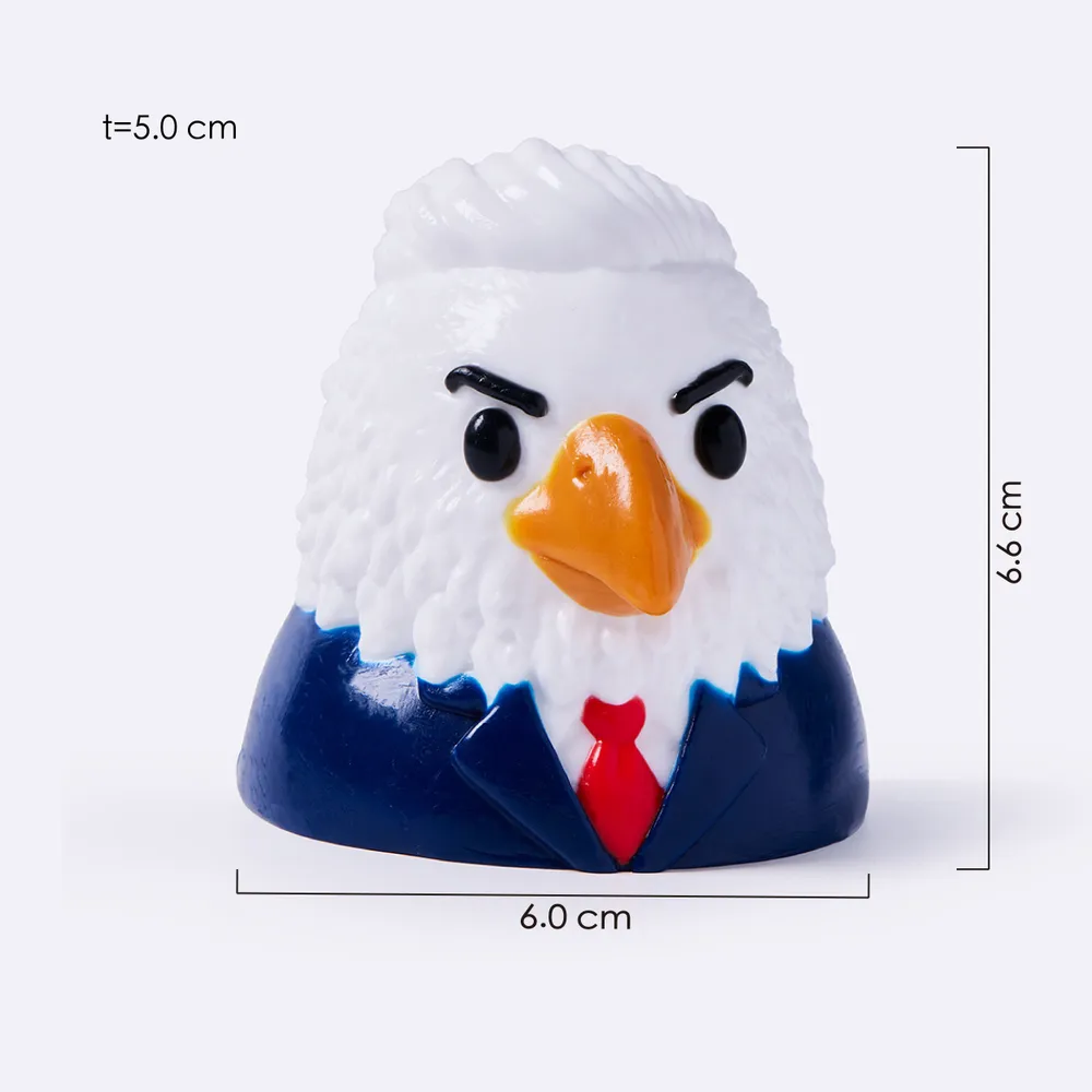 Side-Part Statesman Eagle Taba Squishy — photo 2