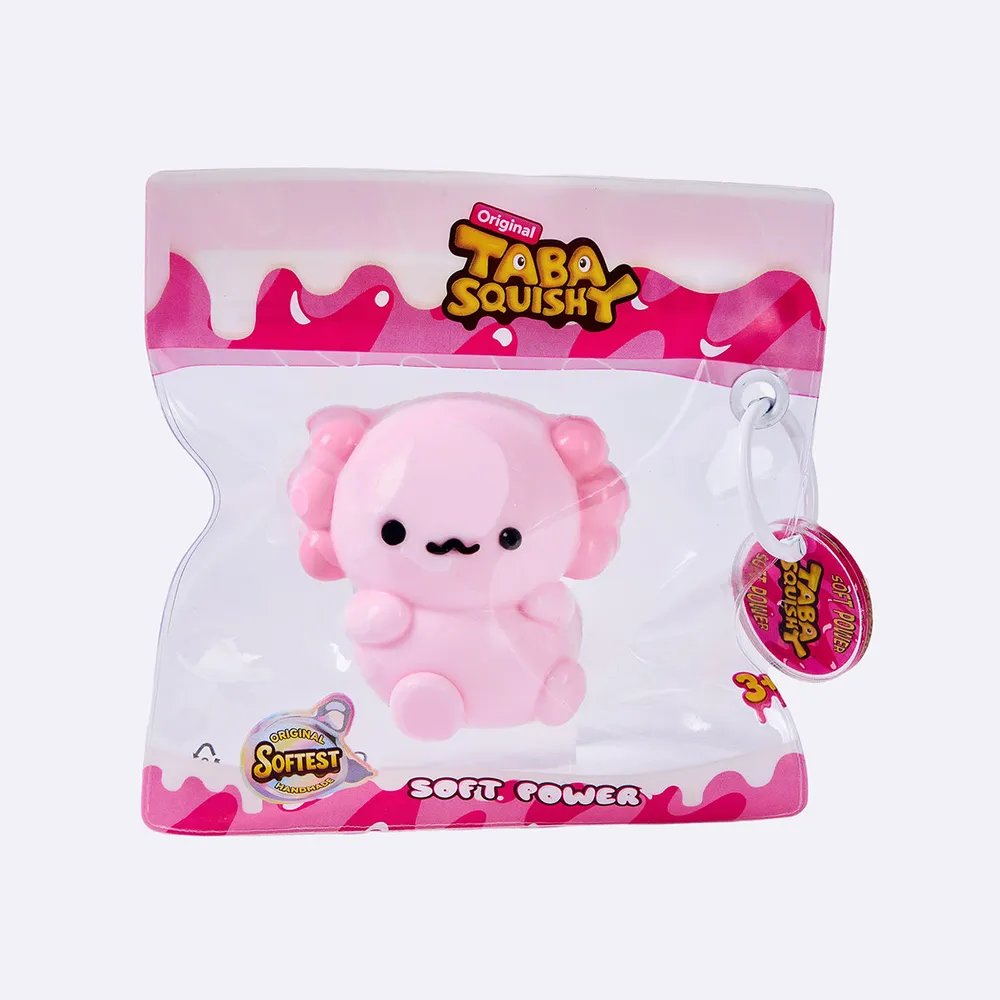 端坐蝾螈	Sitting Axolotl Taba Squishy — photo 3