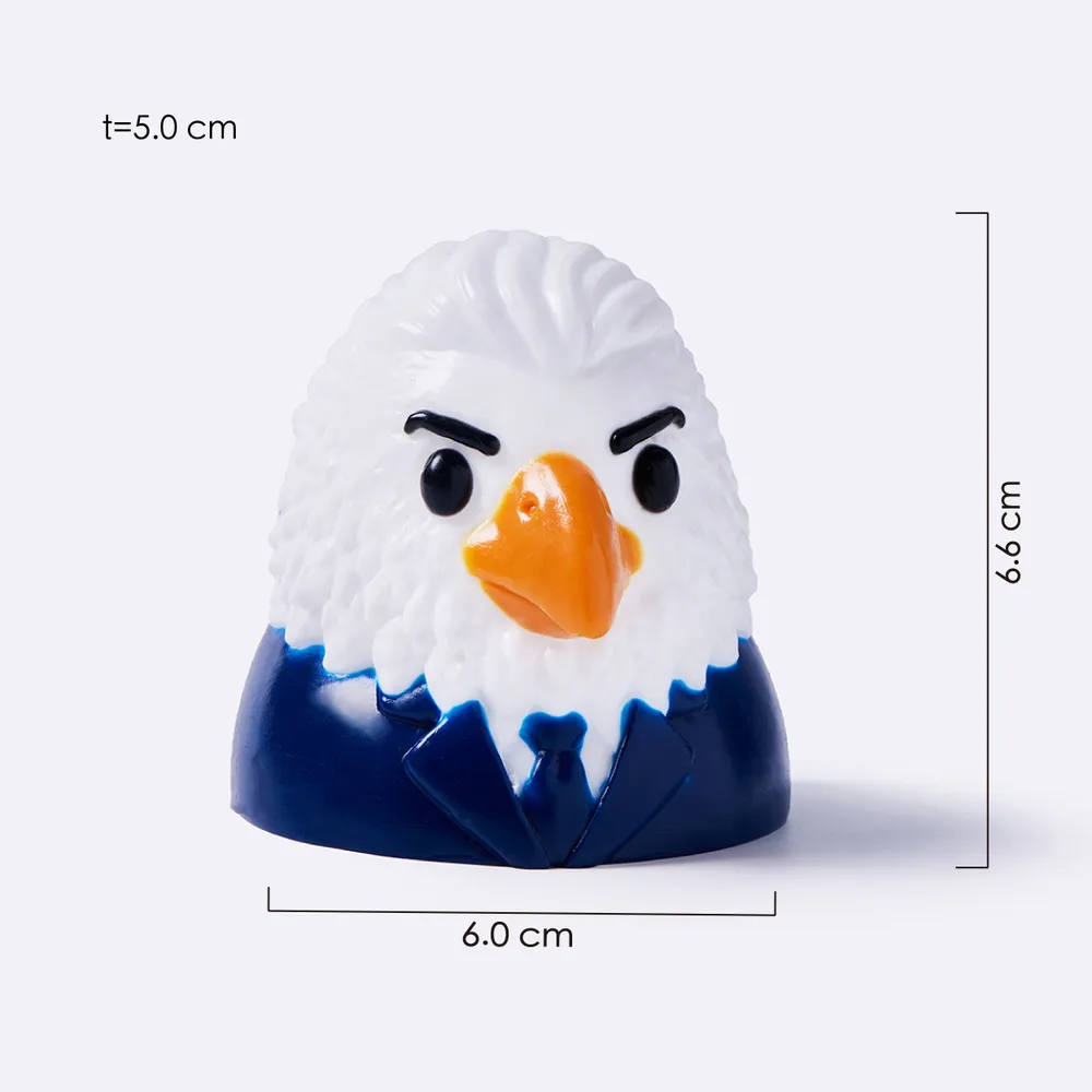 Slicked-Back Statesman Eagle Taba Squishy — photo 2