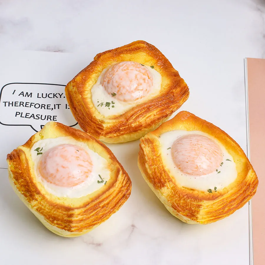 Slow Rising Squishy Apricot Danish Egg Millefeuille Stress Relief Decompression Toy — photo 2