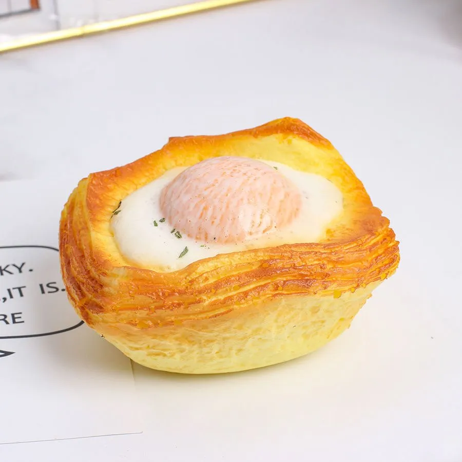 Slow Rising Squishy Apricot Danish Egg Millefeuille Stress Relief Decompression Toy — photo 3