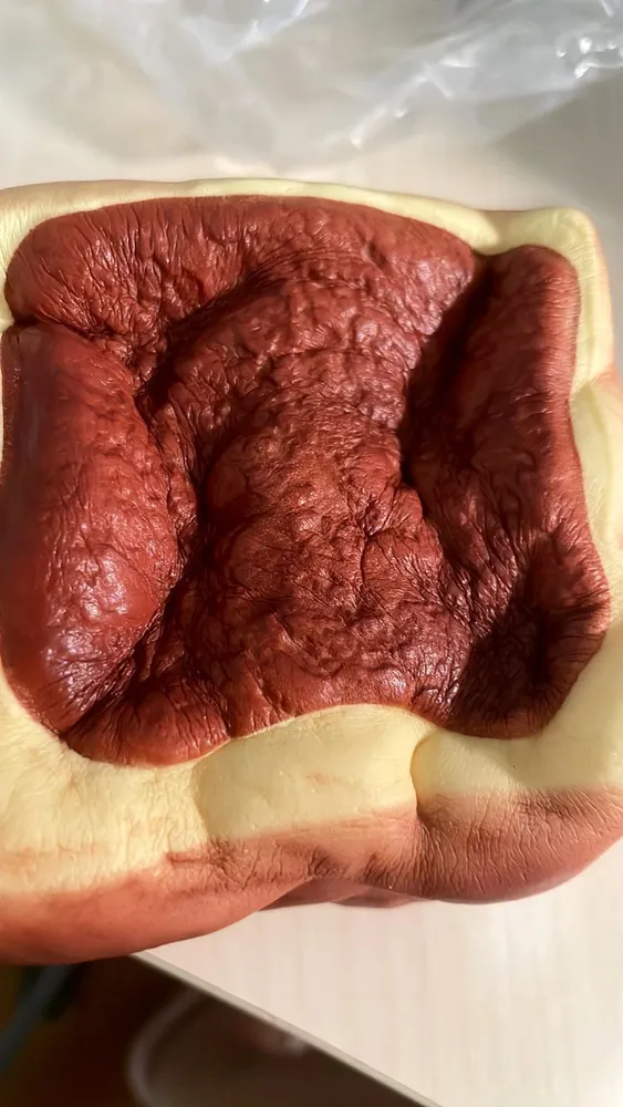Slow Rising Squishy Beef Toast Stress Relief Decompression Toy — photo 3