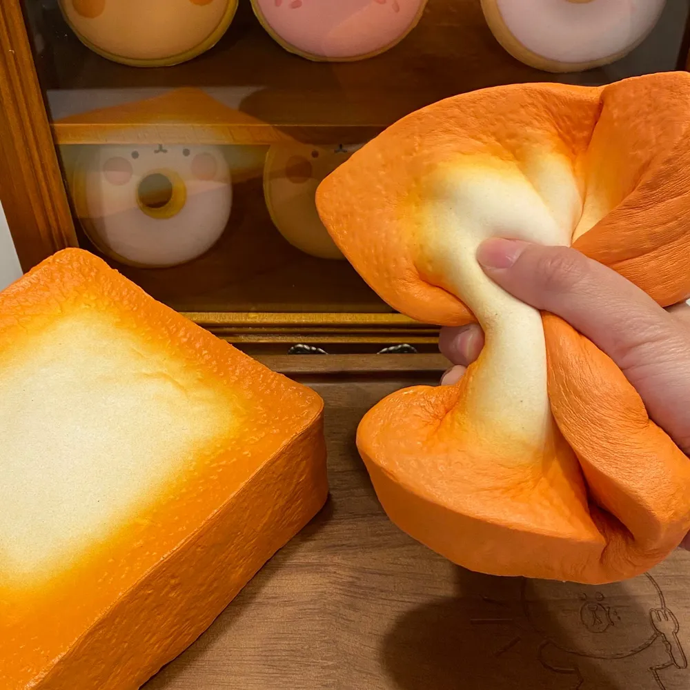 Slow Rising Squishy Bread Brick Stress Relief Decompression Toy — photo 3