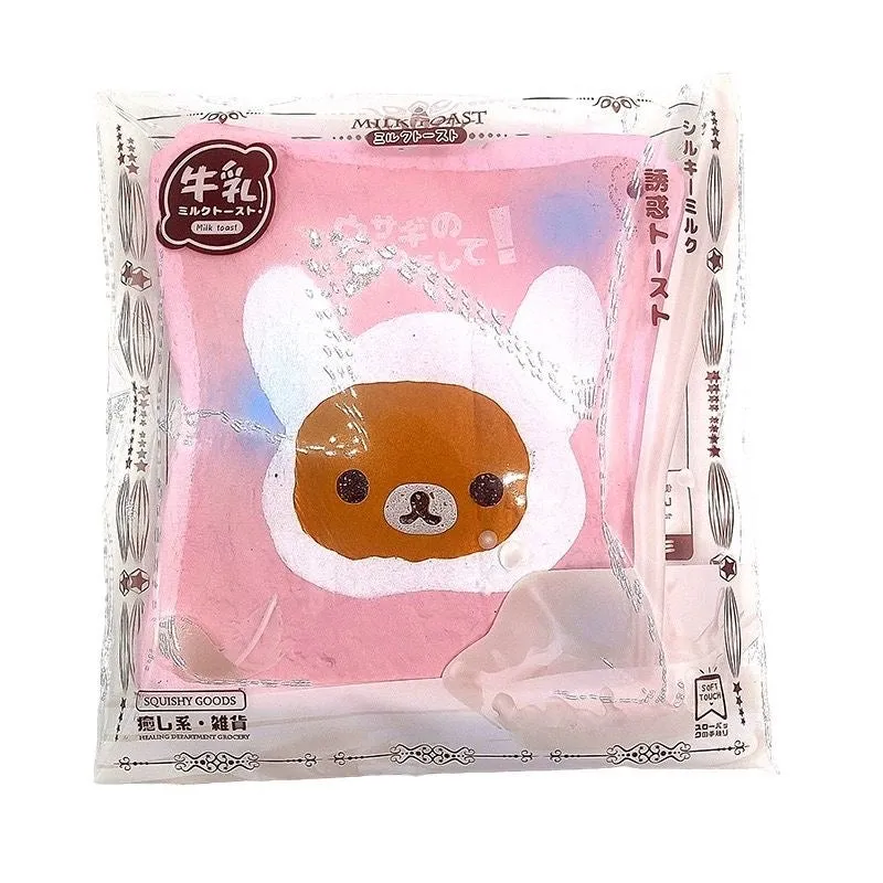 Slow Rising Squishy Cartoon Character Toast Stress Relief Decompression Toy — photo 3
