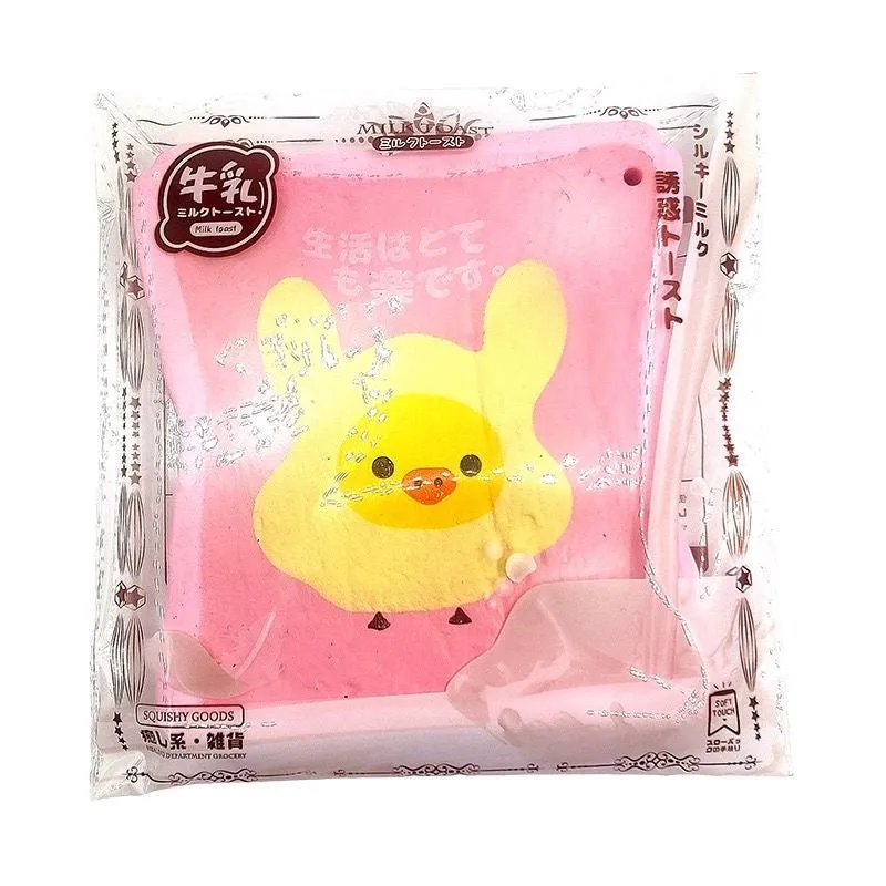 Slow Rising Squishy Cartoon Character Toast Stress Relief Decompression Toy — photo 4