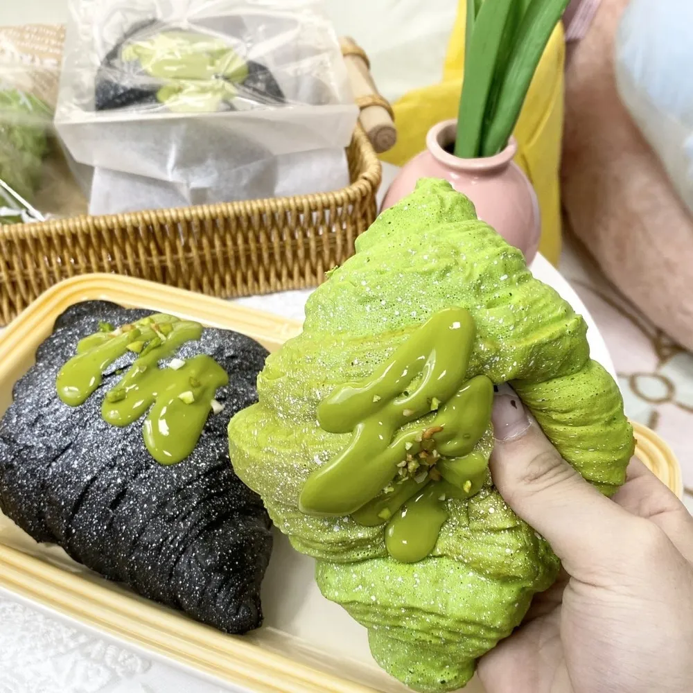 Slow Rising Squishy Croissant Stress Relief Decompression Toy — photo 4