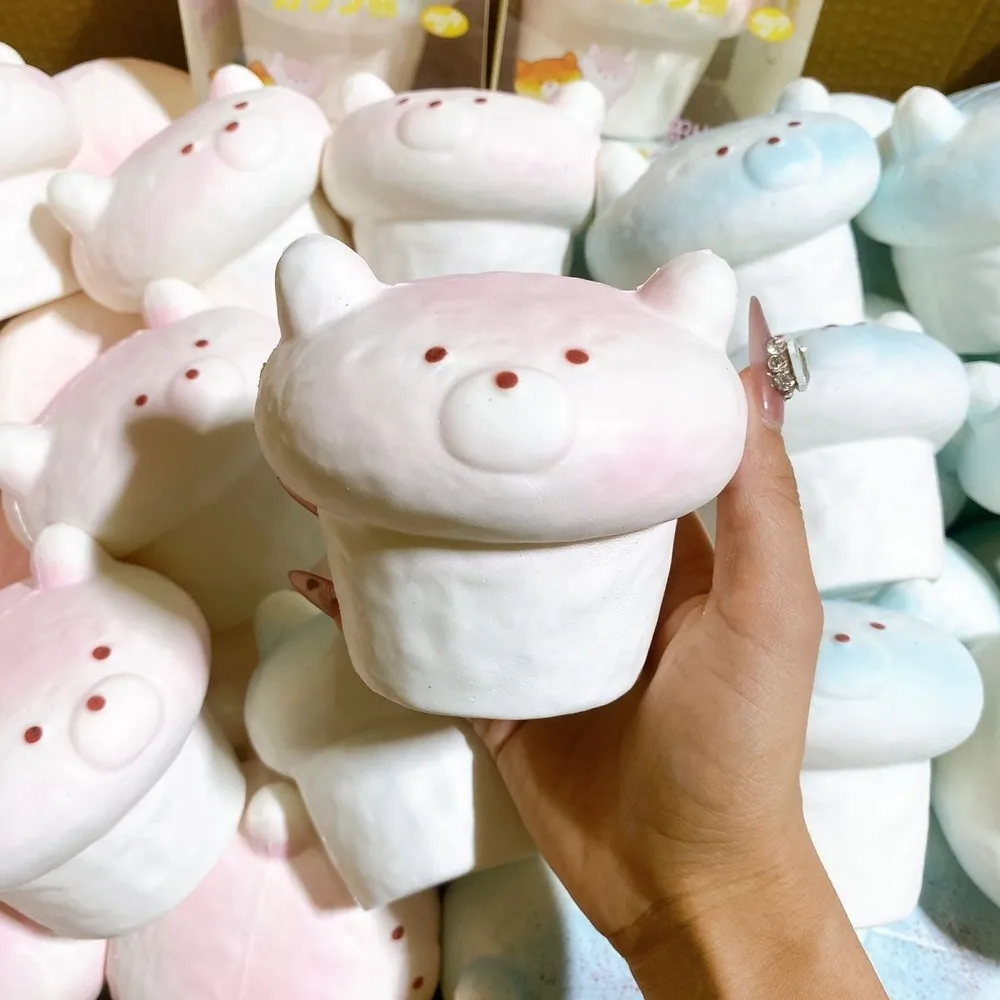 Slow Rising Squishy Mushroom Stress Relief Decompression Toy — photo 3