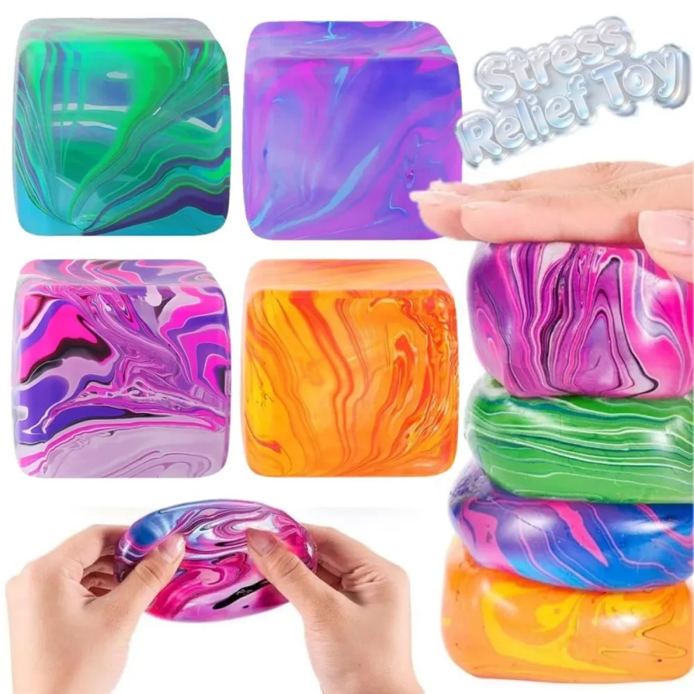 Slow Rising Squeeze Stress Cube Fidget Toy — photo 4
