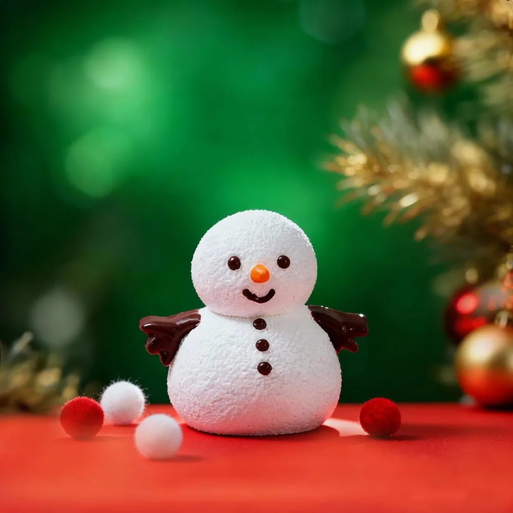 Smiling Snowman Taba Squishy
